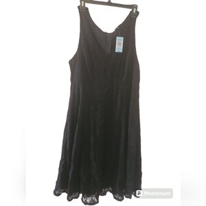 Womens torrid dress black lace sz 20
